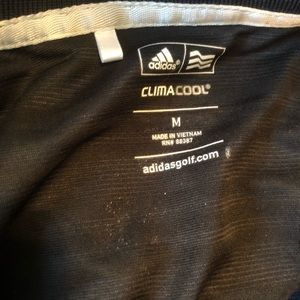 Adidas Golf black climate cool shirt
